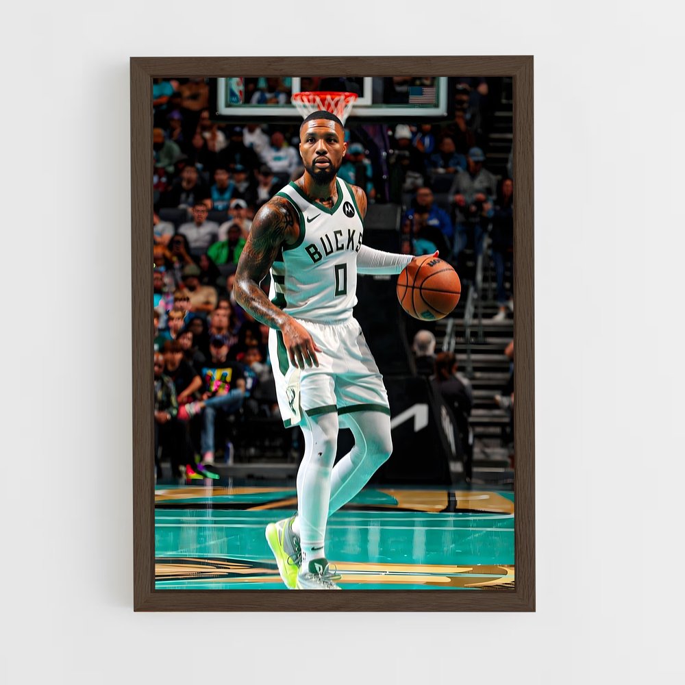 Poster Lebron en Action – affiche Basketball (vue 5)